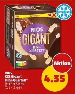 PENNY RIOS XXL Gigant Mini-Quartett Angebot