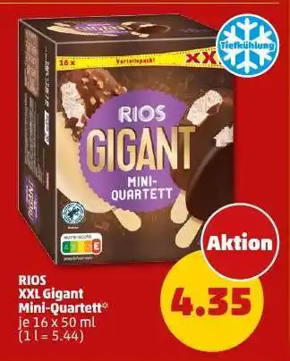 PENNY RIOS XXL Gigant Mini-Quartett Angebot
