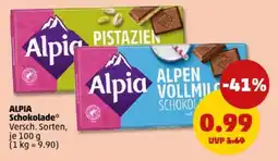 PENNY Alpia Schokolade Angebot