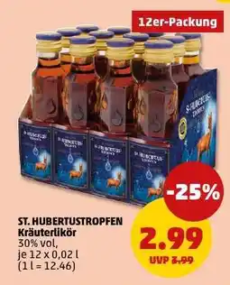 PENNY ST. HUBERTUSTROPFEN Kräuterlikör Angebot
