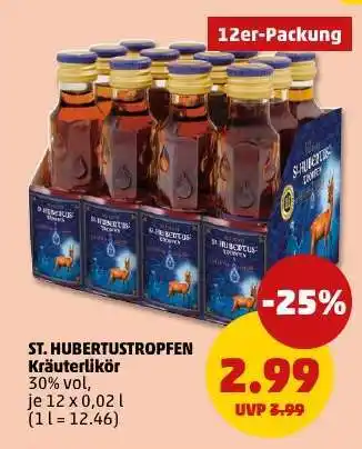 PENNY ST. HUBERTUSTROPFEN Kräuterlikör Angebot