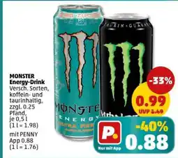 PENNY Monster energy drink Angebot