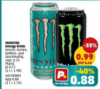 PENNY Monster energy drink Angebot