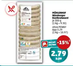 PENNY MÜHLENHOF Nürnberger Rostbratwurst Angebot
