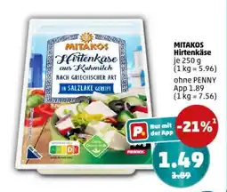 PENNY MITAKOS Hirtenkäse Angebot