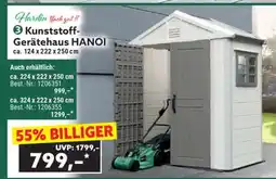 Norma Kunststoff-Gerätehaus HANOI Angebot