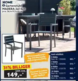Norma 2 Gartenstuhl MADERA 2er-Set Angebot