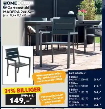 Norma 2 Gartenstuhl MADERA 2er-Set Angebot