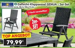 Norma Geflecht-Klappsessel GENUA – 2er-Set Angebot