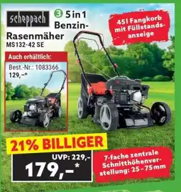 Norma scheppach 3 5 in 1 Benzin-Rasenmäher MS132-42 SE Angebot