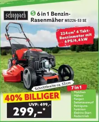 Norma 6 in 1 Benzin-Rasenmäher MS226-53 SE Angebot
