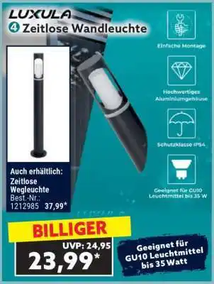 Norma Zeitlose Wandleuchte Angebot