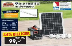 Norma Solar-Panel 15 W mit Powerpack Angebot