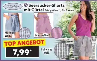 Norma Seersucker-Shorts mit Gürtel Angebot