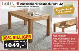 Norma Ausziehbarer Esstisch FAMILIA Angebot
