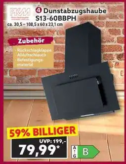 Norma Dunstabzugshaube S13-60BBPH Angebot