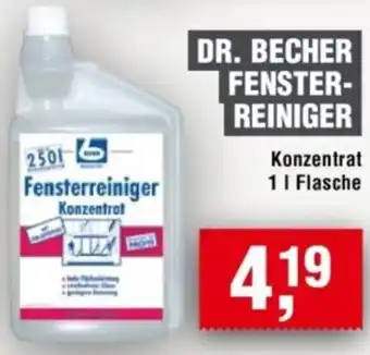 Handelshof Dr. becher fensterreiniger Angebot