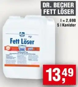 Handelshof Dr. becher fett löser Angebot
