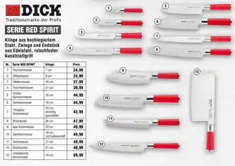 Handelshof Dick serie red spirit Angebot