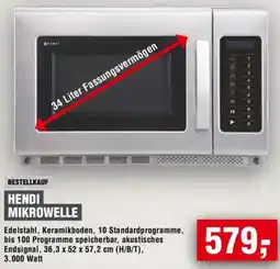 Handelshof Hendi mikrowelle Angebot