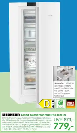 EP LIEBHERR Stand-Gefrierschrank FNd 4625-22 Angebot