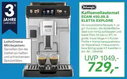 EP DeLonghi Kaffeevollautomat ECAM 450.55.S ELETTA EXPLORE Angebot