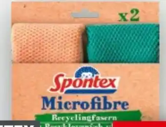 Handelshof Spontex Microfibre Recyclingfaser Tuch Angebot