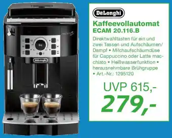 EP DeLonghi Kaffeevollautomat ECAM 20.116.B Angebot