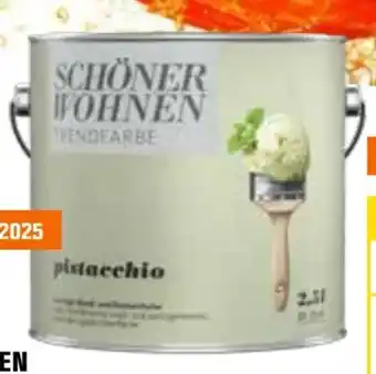 OBI Schöner Wohnen Trendfarbe Pistacchio Angebot