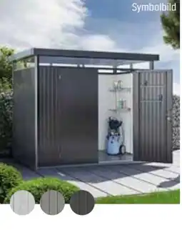 OBI Biohort Metall-Gerätehaus Highline H5 Doppeltür Angebot