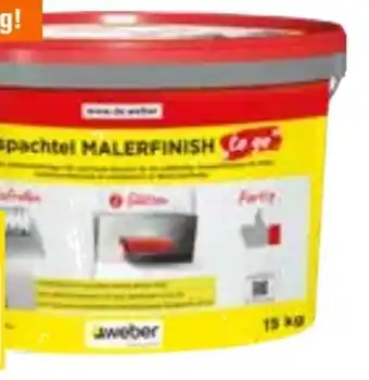 OBI Saint-Gobain Weber Rollspachtel Malerfinish to go Angebot
