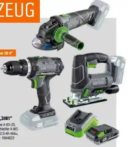 OBI Lux-Tools Akku-Maschinenset 3in1 Angebot