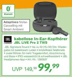 EP JBL kabellose In-Ear-Kopfhörer LIVE Pro 2 TWS Angebot