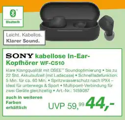 EP SONY kabellose In-Ear-Kopfhörer WF-C510 Angebot