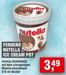 Handelshof Ferrero nutella ice cream pot Angebot