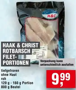 Handelshof Haak & christ rotbarsch filetportionen Angebot