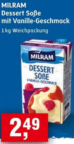Handelshof MILRAM Dessert Soße mit Vanille-Geschmack Angebot