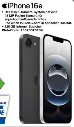 expert Techno Land Apple iPhone 16e Angebot