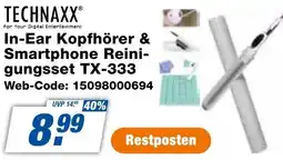 expert Techno Land TECHNAXX In-Ear Kopfhörer & Smartphone Reinigungsset TX-333 Angebot