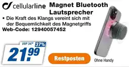 expert Techno Land Cellularline Magnet Bluetooth Lautsprecher Angebot