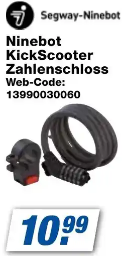 expert Techno Land Segway-Ninebot KickScooter Zahlenschloss Angebot