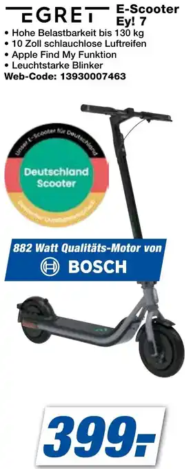 expert Techno Land EGRET E-Scooter Ey! 7 Angebot