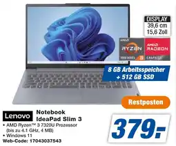 expert Techno Land Lenovo Notebook IdeaPad Slim 3 Angebot