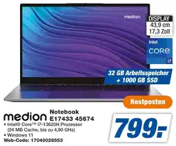 expert Techno Land medion Notebook E17433 45674 Angebot