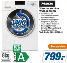 expert Techno Land Miele Waschmaschine WWA120WCS Angebot