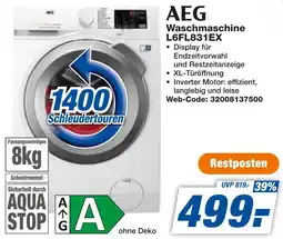 expert Techno Land AEG Waschmaschine L6FL831EX Angebot