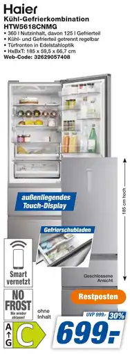 expert Techno Land Haier Kühl-Gefrierkombination HTW5618CNMG Angebot