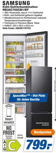 expert Techno Land SAMSUNG Kühl-Gefrierkombination RB38C705CB1/EF Angebot