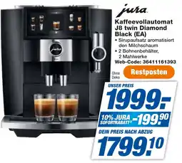 expert Techno Land jura Kaffeevollautomat J8 twin Diamond Black (EA) Angebot