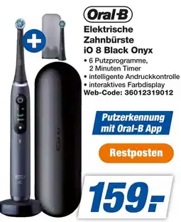 expert Techno Land Oral-B Elektrische Zahnbürste iO 8 Black Onyx Angebot